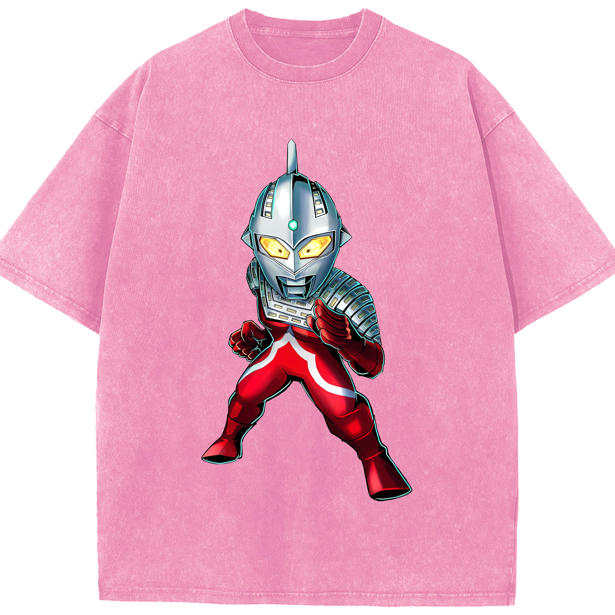 （画像用） ウルトラマン Ultraman 綿100% ヴィンテージ風 半袖Tシャツ（フロントプリント）